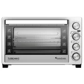 Mini piekarniki - TURBOTRONIC TT-EVS38 Srebrny - miniaturka - grafika 1