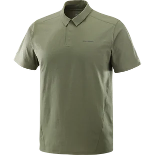 KOSZULKA MĘSKA SALOMON TRACKLINE POLO M C24393 - Koszulki męskie - miniaturka - grafika 1