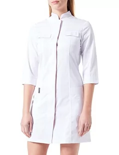 InWhite Damski fartuch lekarski 105, biały, S/M Duże rozmiary - Fartuchy i rękawice kuchenne - miniaturka - grafika 1