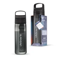 Butelki filtrujące - LifeStraw Go 2.0 Czarna butelka filtrująca 0,65L Nordic Noir - miniaturka - grafika 1