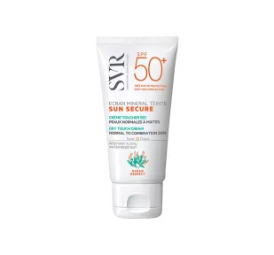SVR Sun Secure ochronny lekko kryjący krem mineralny do skóry normalnej i mieszanej SPF-50 60 g - Kremy do twarzy z filtrem - miniaturka - grafika 2
