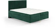 Łóżka - Łóżko kontynentalne Lilly Box 160x200 z nogami riviera 38 - miniaturka - grafika 1