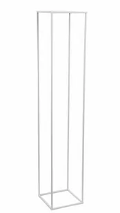 Biały nowoczesny kwietnik stojący 130 cm - Kwietniki - miniaturka - grafika 1