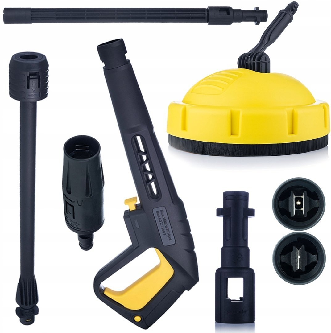 Rosfix ZESTAW DO KARCHER K2-K7 PISTOLET VARIO SZCZOTKA T-RACER DO TARASU PATIO