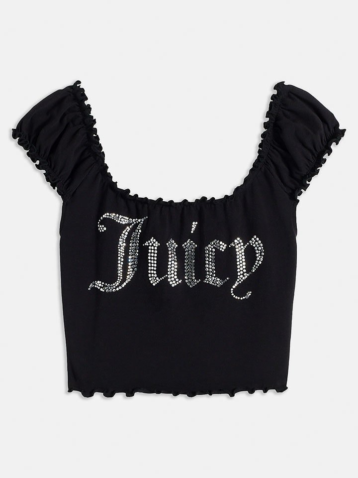 Juicy Couture Top w kolorze czarnym