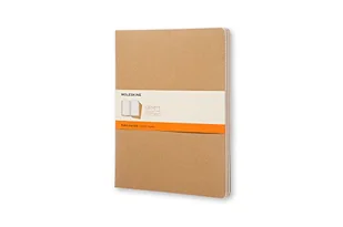 Moleskine Cahier notes, okładka kartonowa, zestaw 3 sztuki, papier do pakowania brązowy 8055002851473 - Notesy i bloczki - miniaturka - grafika 3