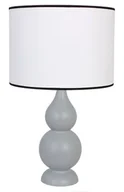 Lampy stojące - Szara lampka stołowa skandynawska - S223 Karmil - miniaturka - grafika 1