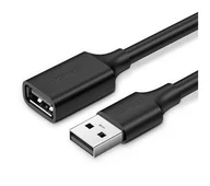 Kable USB - Ugreen US103 USB 2.0 przedłużający 2m czarny - miniaturka - grafika 1