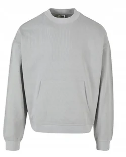 URBAN CLASSICS BLUZA MĘSKA BAWEŁNIANA SZARA PLUS SIZE 3XL JSG - Bluzy męskie - miniaturka - grafika 1