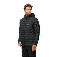 Kurtki męskie - Męska kurtka hybrydowa Jack Wolfskin ROUTEBURN PRO HYBRID M black - XXL - miniaturka - grafika 1