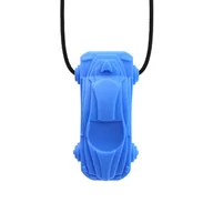 Gryzaki dla dzieci - Gryzak ARK Terapeutyczny Logopedyczny Naszyjnik w kształcie Auta Niebieski - Twardy - miniaturka - grafika 1