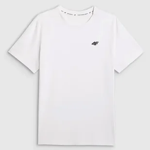 Koszulka Męska 4F T-shirt Z Logo Regular Biały 4FWMM00TTSHM3341 Biały 4XL - Koszulki męskie Koszulka Męska 4F T-shirt Z Logo Regular Biały 4FWMM00TTSHM3341 Biały 4XL - Koszulki męskie - miniaturka - grafika 1