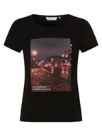 Koszulki i topy damskie - Tom Tailor Denim - T-shirt damski, czarny - miniaturka - grafika 1