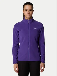 The North Face Polar Glacier NF0A855O Fioletowy Regular Fit - Bluzy damskie - miniaturka - grafika 1