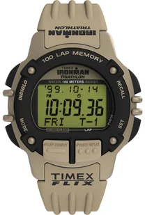 Zegarek Zegarek Timex TW5M63100 Ironman Flix 100 Lap 42mm - Zegarki męskie - miniaturka - grafika 1