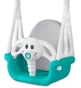 Leżaczki i huśtawki - Huśtawka kubełkowa, Słonik, 3w1, Ricokids, turkusowa - miniaturka - grafika 1