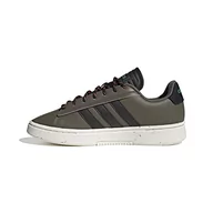 Trampki męskie - adidas Grand Court Alpha, Męskie trampki, Olive Strata Core Black Court Green, 40 EU - miniaturka - grafika 1