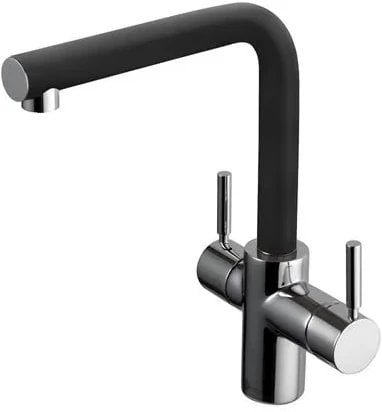 Insinkerator 3i1 kogende vandhane L-tud antracit