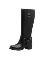 Kozaki damskie - Marco Tozzi Damskie długie buty 2-25517-43 modne kozaki, czarne, rozmiar 36 EU, czarny, 36 EU - miniaturka - grafika 1