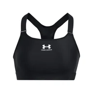 Biustonosze - Damski Stanik sportowy UNDER ARMOUR UA HEATGEAR HIGH 1379195-002 – Czarny - miniaturka - grafika 1