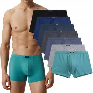 SZORTY MĘSKIE BOKSERKI ATLANTIC 7MH001/GRF/CZA/SZM/NIE/ZIEJ 7-PACK XXL - Majtki męskie - miniaturka - grafika 1