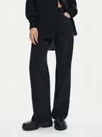 Spodnie damskie - Desigual Jeansy Beneida 24WWDD58 Czarny Straight Fit - miniaturka - grafika 1