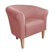 Fotele - ATOS Fotel Milo MG58 nogi 20 buk róż indyjski - miniaturka - grafika 1