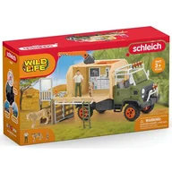 Figurki dla dzieci - Schleich 42475 Ciężarówka do ratowania zwierząt Wild Life - miniaturka - grafika 1