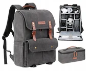 Paski, szelki, uprzęże foto - PLECAK NA APARAT + TORBA styl VINTAGE CASUAL RETRO - miniaturka - grafika 1