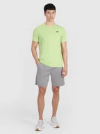 Spodenki męskie - 4F Spodenki treningowe szybkoschnące męskie - szare M - miniaturka - grafika 1