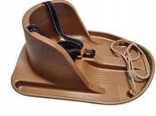 Sanki i ślizgacze - Sanki Z Oparciem Szelki Pasy Sznurek Do Ciągnięcia - miniaturka - grafika 1