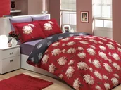 Pościel - Pościel satyna bawełniana ISADORA RED - miniaturka - grafika 1