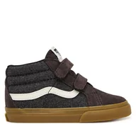Buty dla chłopców - Sneakersy Vans SK8-Mid Reissue V VN000CQ0BLK1 Czarny - miniaturka - grafika 1
