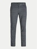 Spodnie męskie - Jack & Jones Chinosy Marco 12249310 Szary Slim Fit - miniaturka - grafika 1