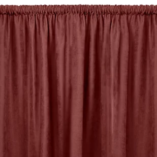 Zasłona MILANA kolor koralowy styl klasyczny tunel 5 cm szenila 140x270 homede - CURT/HOM/MILANA/CHENILLE/TUNNEL/CORAL/140x270 - Zasłony - miniaturka - grafika 1