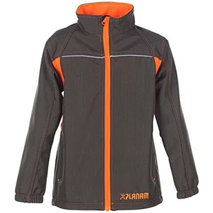 Planam 6132122 rozmiar 122/128 "Junior" kurtka softshell - oliwkowa/pomarańczowa - Kurtki i płaszcze dla chłopców - miniaturka - grafika 1
