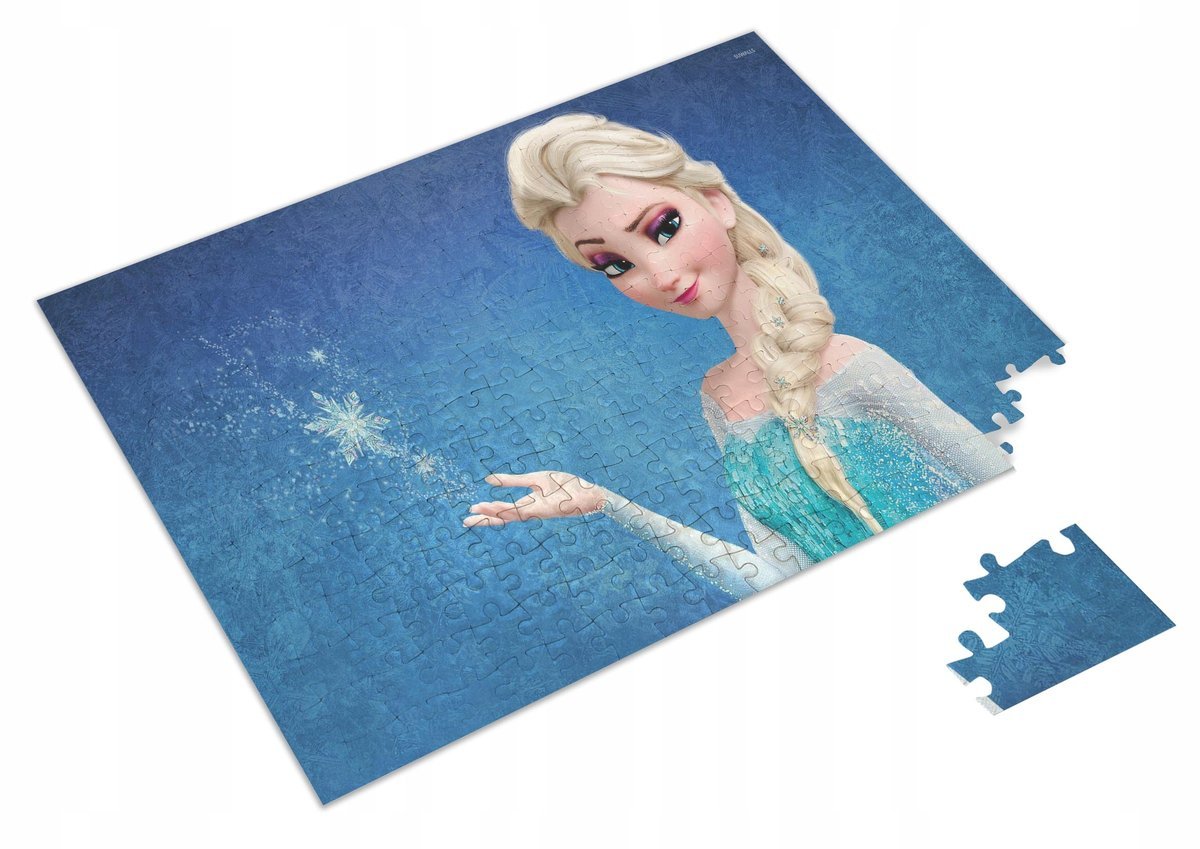 Puzzle Kraina Lodu Elza Anna Elsa Olaf + Imię pudełko A3 252 el. #3