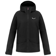 Kurtki i kamizelki sportowe damskie - Kurtka damska Salewa PUEZ GTX 2L W JACKET Rozmiar: L / Kolor: czarny - miniaturka - grafika 1