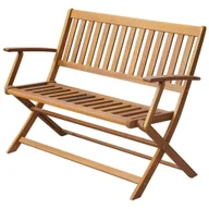 Ławki ogrodowe - Ławka ogrodowa, 120 cm, lite drewno akacjowe - miniaturka - grafika 1
