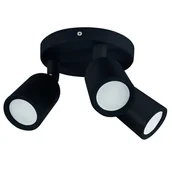 Lampy sufitowe - Regulowana lampa sufitowa BOGNA 03987 Ideus tuby do salonu czarne - miniaturka - grafika 1