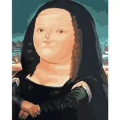 Dekoratorstwo - Gruba Mona Lisa - zestaw do malowania po cyferkach - miniaturka - grafika 1