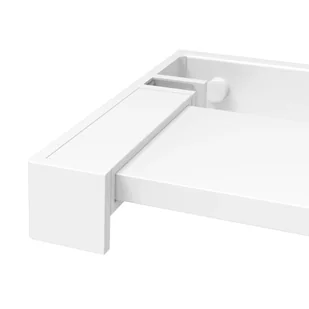 VidaXL Ścianka prysznicowa z półką biała, 80x195 cm, ESG i aluminium - Ścianki i drzwi prysznicowe - miniaturka - grafika 13