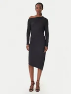 Sukienki - Patrizia Pepe Sukienka koktajlowa 8A1606/J37-K103 Czarny Regular Fit - miniaturka - grafika 1