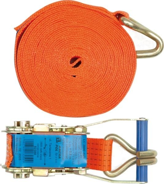 Forankra PAS TRANSPORTOWY Z NAPINACZEM 10m/5T/2cz E-LS2050-10m