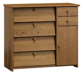 Szafki na buty - Szafka na buty sosnowa nr12 dąb - miniaturka - grafika 1