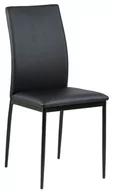 Krzesła - Krzesło Elmer Leather Black - miniaturka - grafika 1