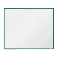 Tablice i flipcharty - boardOK Biała magnetyczna tablica boardOK, 150 x 120 cm, zielona rama VOK150120-1400 - miniaturka - grafika 1