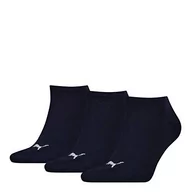 Skarpetki damskie - PUMA Skarpety do sneakersów unisex (3 pary), granatowy, 48 EU - miniaturka - grafika 1