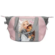 Torby sportowe - Depesche 13321 TOPModel My BFF - torba sportowa w kolorze różowym i szarym, z motywem modelki i brokatem, torba z regulowanym kształtem dla większej przestrzeni - miniaturka - grafika 1