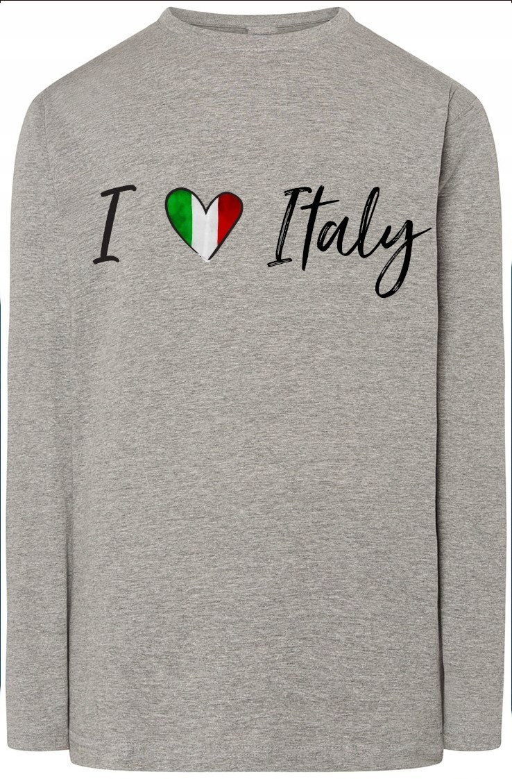 I Love Italy Kocham Włochy Bluza Longsleeve r.XXL